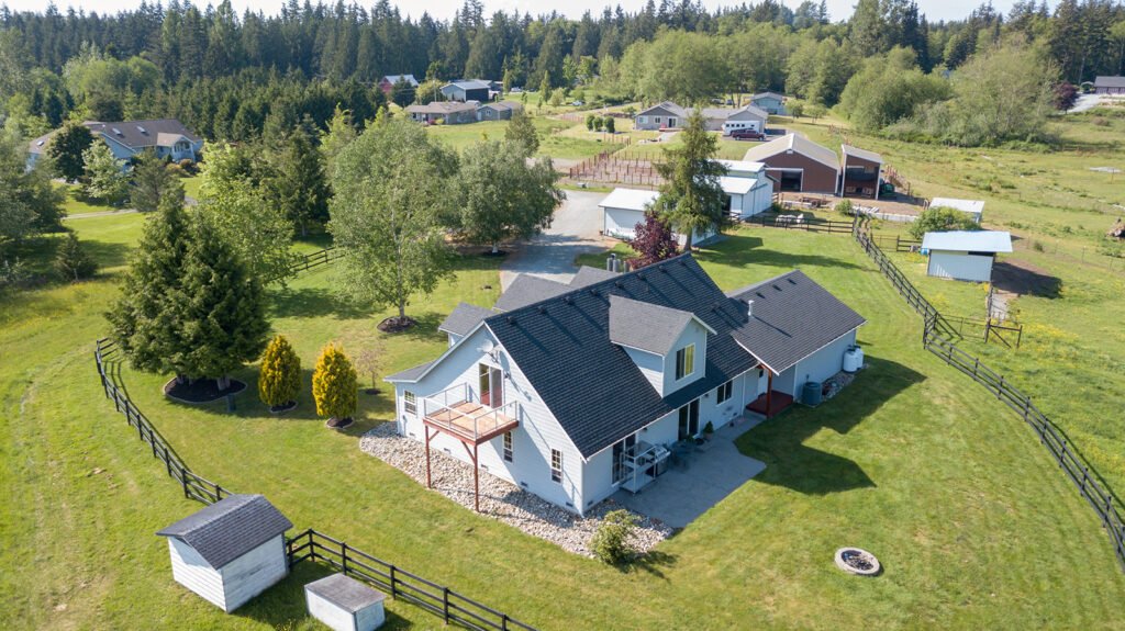 real estate drone rural property 16x9